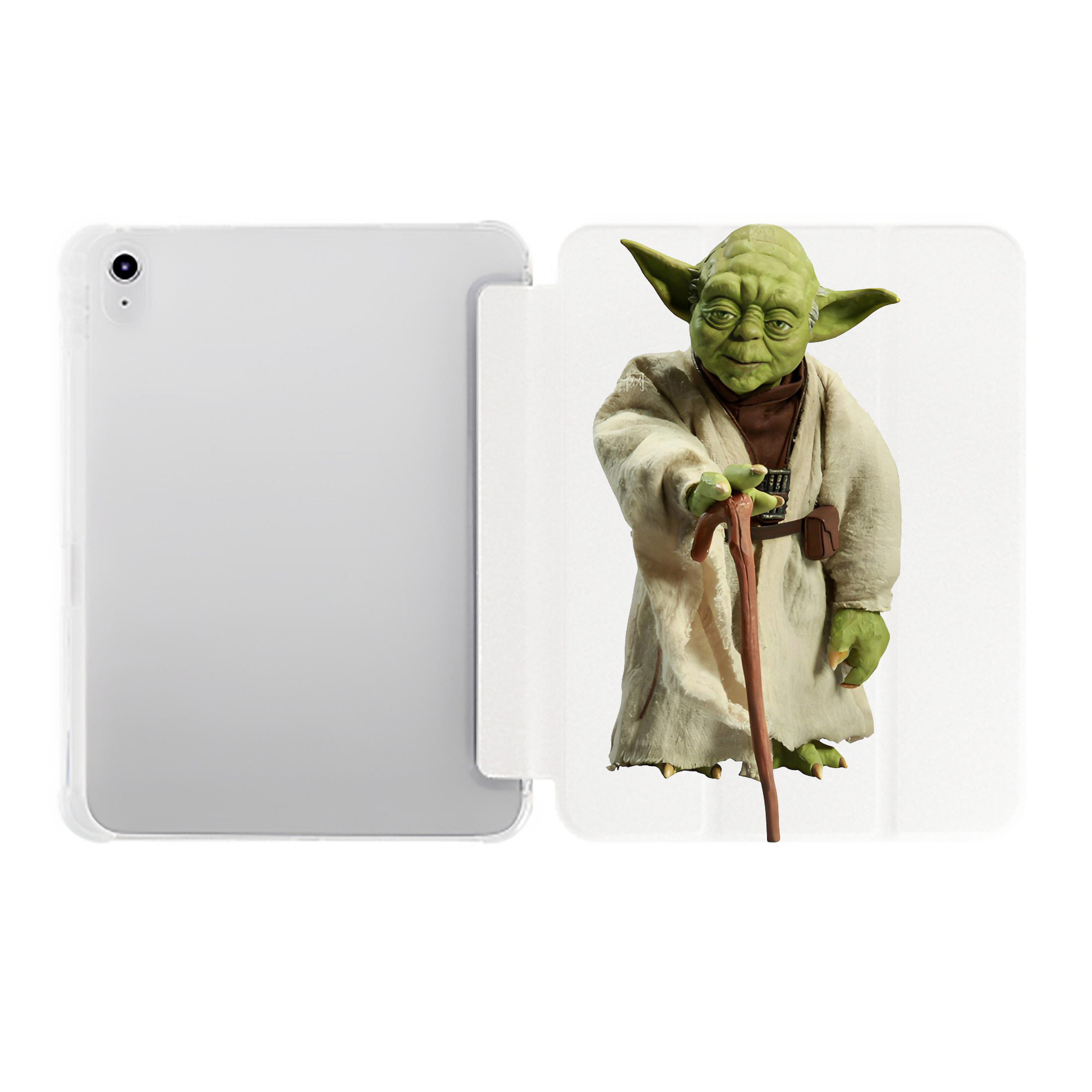 （画像用） スター・ウォーズ Star Wars IPad ケース ペン収納付き 三つ折りスタンド PUレザー×シリコン 対応機種9.5/10.5/10.9インチ